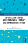 Image for Advances in Corpus Applications in Literary and Translation Studies