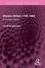 Image for Modern Britain 1700-1983: a domestic history