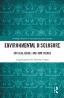 Image for Environmental Disclosure: Critical Issues and New Trends