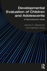 Image for Developmental Evaluation of Children and Adolescents: A Psychodynamic Guide