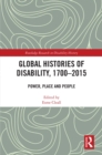 Image for Global Histories of Disability, 1700-2015: Power, Place and People