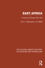 Image for East Africa: A Century of Change 1870-1970