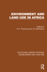 Image for Environment and Land Use in Africa