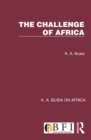 Image for The challenge of Africa