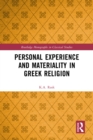 Image for Personal Experience and Materiality in Greek Religion