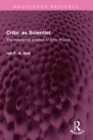 Image for Critic as Scientist: The Modernist Poetics of Ezra Pound