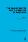 Image for The Paris Psalter and the Meters of Boethius