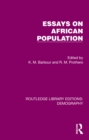 Image for Essays on African Population