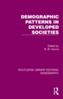 Image for Demographic Patterns in Developed Societies