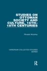 Image for Studies on Ottoman Society and Culture, 16Th-18Th Centuries