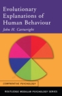 Image for Evolutionary Explanations of Human Behaviour
