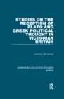 Image for Studies on the Reception of Plato and Greek Political Thought in Victorian Britain