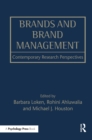 Image for Brands and Brand Management: Contemporary Research Perspectives