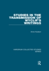 Image for Studies in the Transmission of Wyclif&#39;s Writings