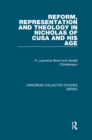 Image for Reform, Representation and Theology in Nicholas of Cusa and His Age : CS993
