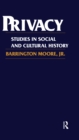 Image for Privacy: Studies in Social and Cultural History