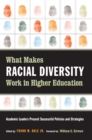 Image for What Makes Racial Diversity Work in Higher Education: Academic Leaders Present Successful Policies and Strategies