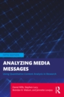 Image for Analyzing Media Messages: Using Quantitative Content Analysis in Research