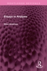 Image for Essays in analysis