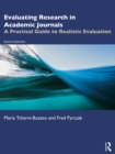 Image for Evaluating Research in Academic Journals: A Practical Guide to Realistic Evaluation