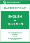 Image for English-Turkmen Learner&#39;s Dictionary (Arranged by Themes, Beginner Level)