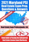 Image for 2021 Maryland PSI Real Estate Exam Prep Questions &amp; Answers: Study Guide to Passing the Salesperson Real Estate License Exam Effortlessly