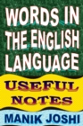Image for Words In the English Language: Useful Notes
