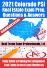 Image for 2021 Colorado PSI Real Estate Exam Prep Questions &amp; Answers: Study Guide to Passing the Salesperson Real Estate License Exam Effortlessly