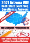 Image for 2021 Arizona VUE Real Estate Exam Prep Questions &amp; Answers: Study Guide to Passing the Salesperson Real Estate License Exam Effortlessly