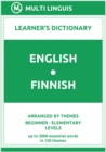 Image for English-Finnish Learner&#39;s Dictionary (Arranged by Themes, Beginner - Elementary Levels)