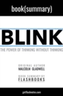 Image for Blink by by Malcolm Gladwell: Book Summary