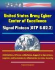 Image for United States Army Cyber Center of Excellence: Signal Platoon (ATP 6-02.2) - 2020 Edition, Offense and Defense, Support to Operations, Logistics and Sustainment, Information Services, Security