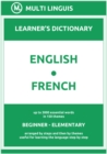 Image for English-French (The Step-Theme-Arranged Learner&#39;s Dictionary, Steps 1 - 2)