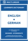 Image for English-German (The Step-Theme-Arranged Learner&#39;s Dictionary, Steps 1 - 4)