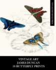Image for Vintage Art : James Duncan: 18 Butterfly Prints: Ephemera for Framing, Home Decor, Collage and Decoupage