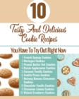 Image for 10 Tasty And Delicious Cookie Recipes - You Have To Try Out Right Now - Brown Aqua Blue White Cover
