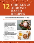 Image for 12 Chicken And Almond Based Recipes - Delicious Foods You Have To Try - Red White Yellow Modern Cover