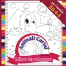 Image for Libro da colorare Animali Carini per i bambini Eta 4 - 8 : Divertimento libro da colorare Fattoria e animali selvatici, 72 pagine, brossura 8,5 * 8,5 pollici