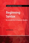 Image for Beginning Syntax
