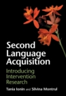 Image for Second language acquisition  : introducing intervention research
