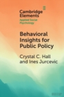 Image for Behavioral Insights for Public Policy