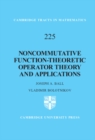 Image for Noncommutative function-theoretic operator theory and applications