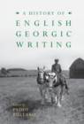 Image for A History of English Georgic Writing