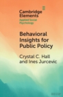 Image for Behavioral Insights for Public Policy: Contextualizing Our Science