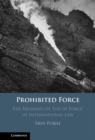Image for Prohibited force: the meaning of &#39;use of force&#39; in international law