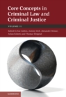 Image for Core Concepts in Criminal Law and Criminal Justice: Volume 2 : Volume 2