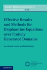 Image for Effective results and methods for diophantine equations over finitely