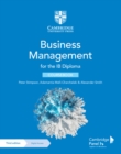 Image for Business management for the IB diploma coursebook