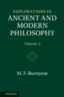 Image for Explorations in Ancient and Modern Philosophy: Volume 4 : Volume 4