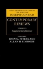 Image for Joseph Conrad: Contemporary Reviews